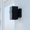 Vaxcel Lavage Aluminum 1 Light Black Contemporary Dark Sky Outdoor Wall Lamp T0660 - alternate 1